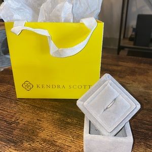 Kendra Scott White Gold Ring